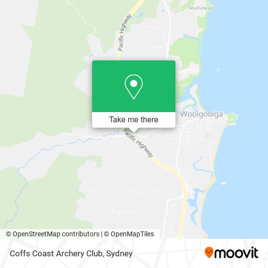 Coffs Coast Archery Club map