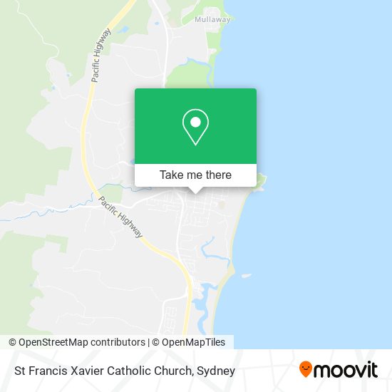 St Francis Xavier Catholic Church map