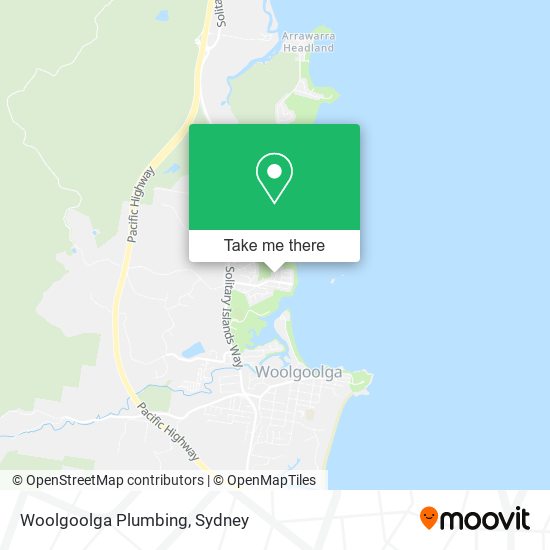 Mapa Woolgoolga Plumbing