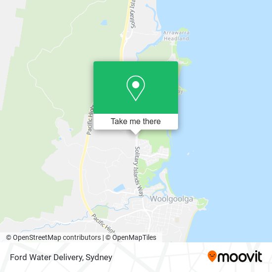 Mapa Ford Water Delivery