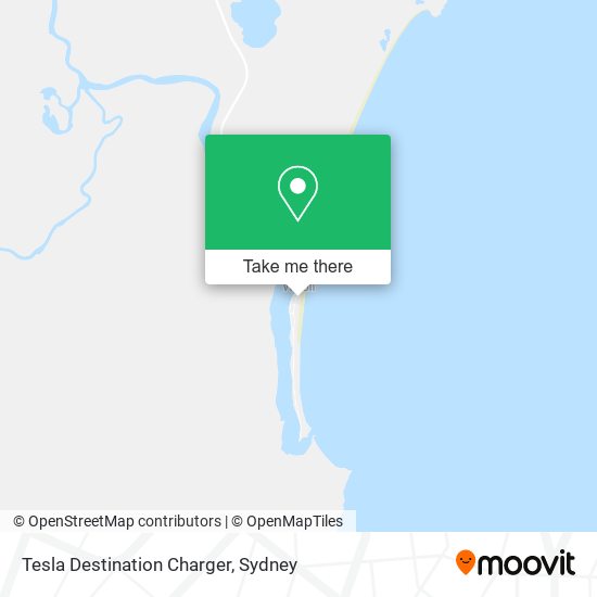 Tesla Destination Charger map