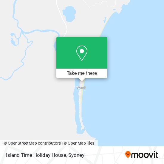 Island Time Holiday House map