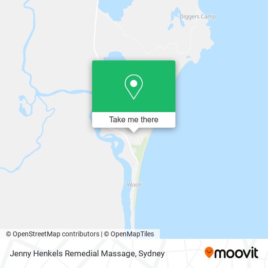Jenny Henkels Remedial Massage map