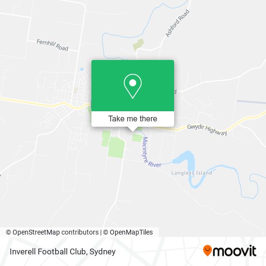 Mapa Inverell Football Club