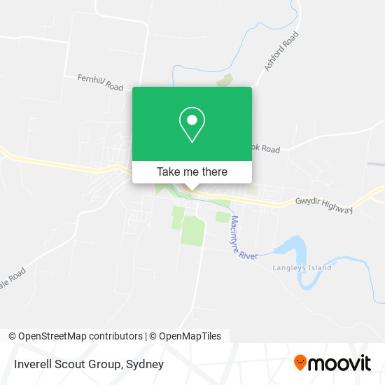 Inverell Scout Group map