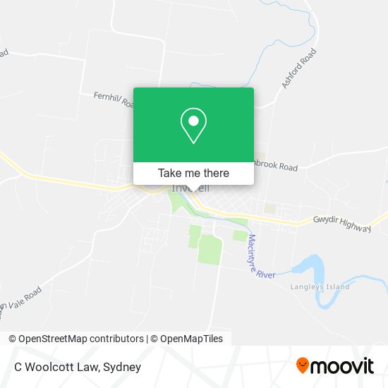 C Woolcott Law map