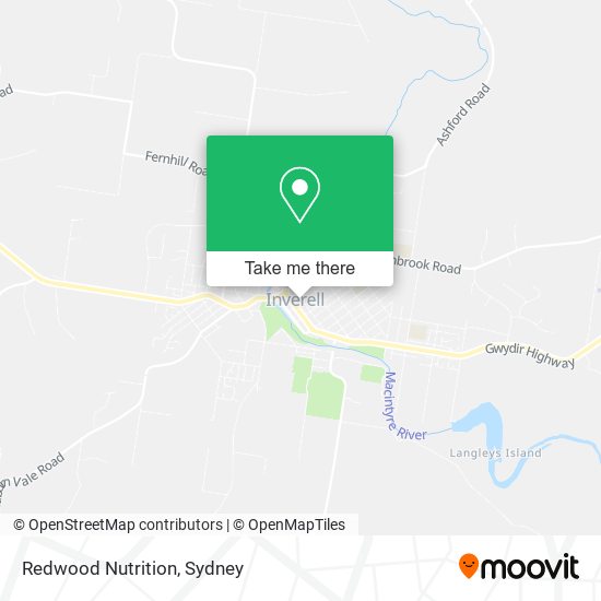 Redwood Nutrition map
