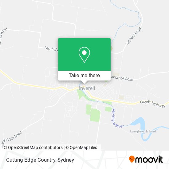 Cutting Edge Country map