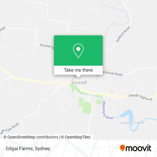 Gilgai Farms map