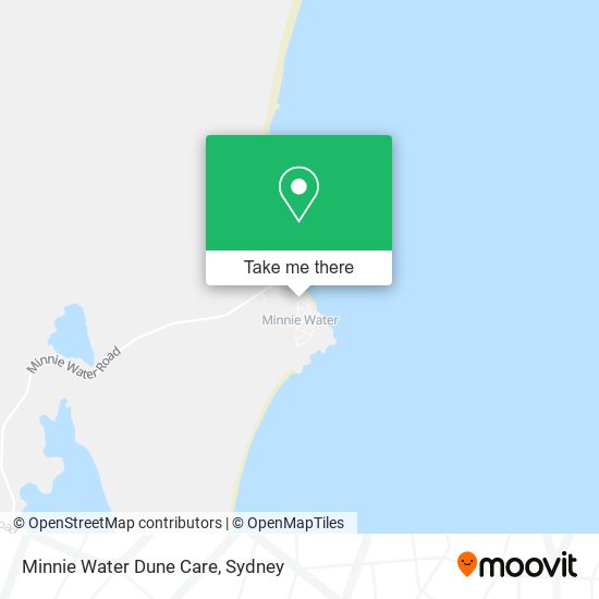 Minnie Water Dune Care map