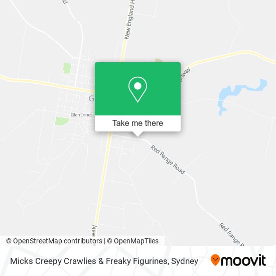 Micks Creepy Crawlies & Freaky Figurines map