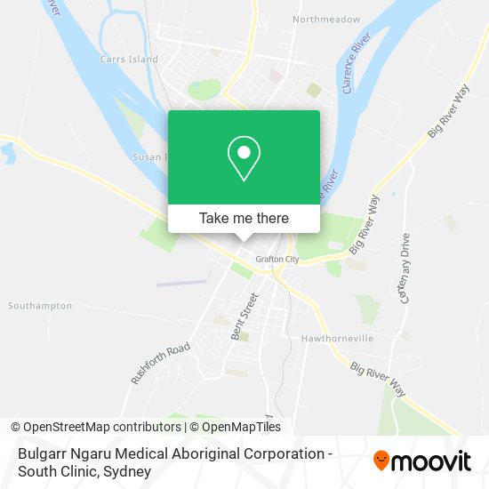 Mapa Bulgarr Ngaru Medical Aboriginal Corporation - South Clinic