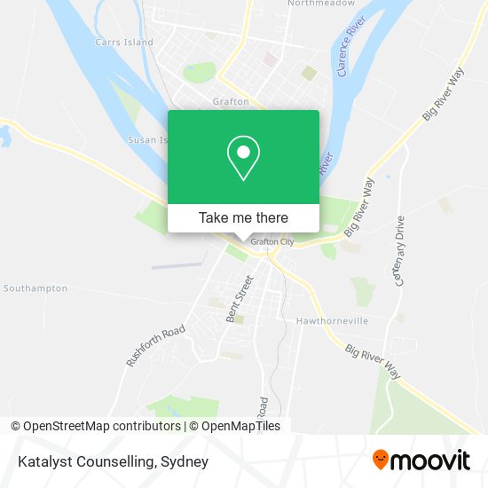 Katalyst Counselling map