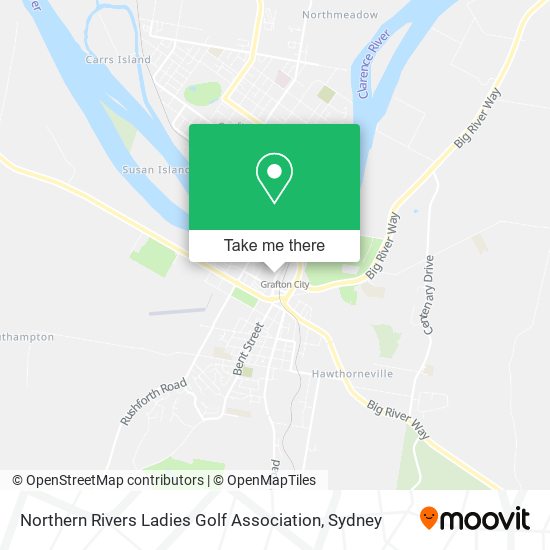 Northern Rivers Ladies Golf Association map