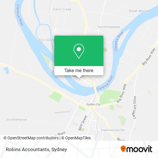 Robins Accountants map