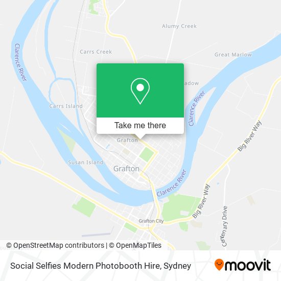 Social Selfies Modern Photobooth Hire map