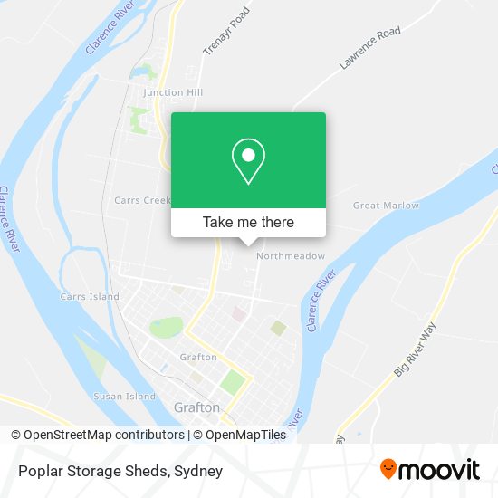 Poplar Storage Sheds map