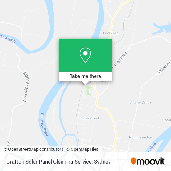Grafton Solar Panel Cleaning Service map