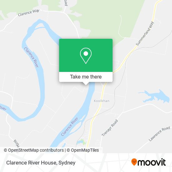 Clarence River House map