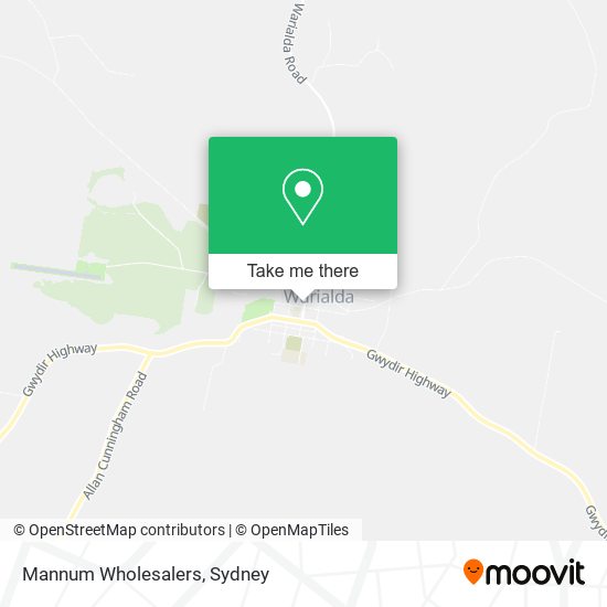 Mapa Mannum Wholesalers