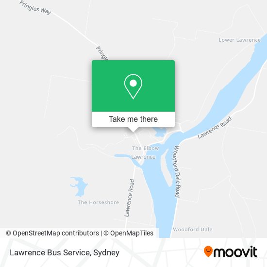 Mapa Lawrence Bus Service