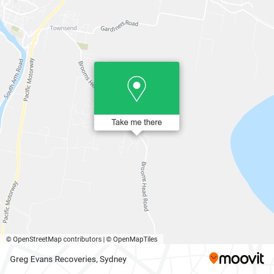 Greg Evans Recoveries map