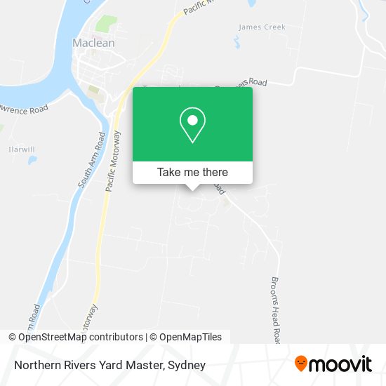 Northern Rivers Yard Master map