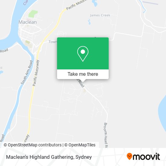 Maclean's Highland Gathering map