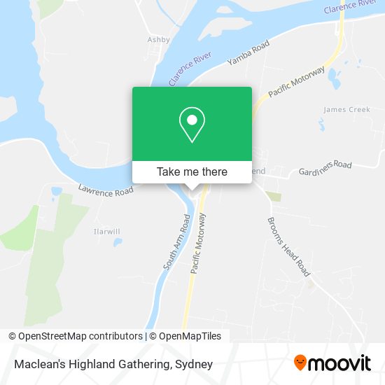 Maclean's Highland Gathering map