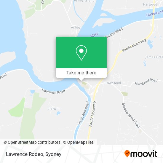 Lawrence Rodeo map