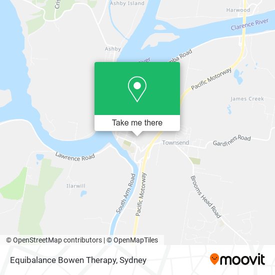 Equibalance Bowen Therapy map