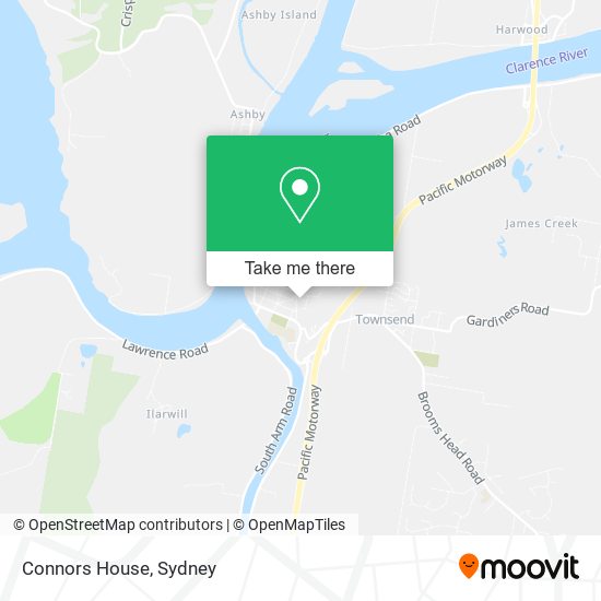 Connors House map