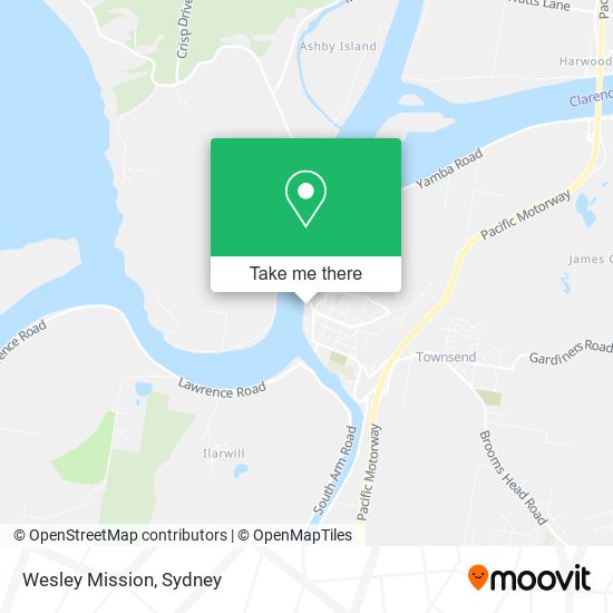 Wesley Mission map