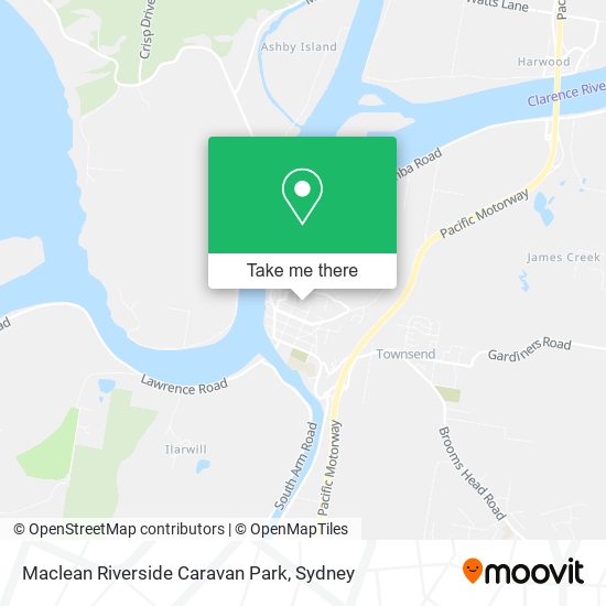 Maclean Riverside Caravan Park map