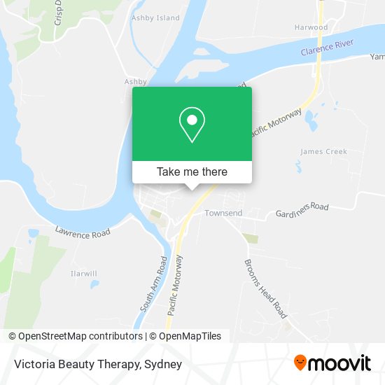 Mapa Victoria Beauty Therapy