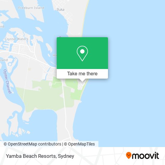 Yamba Beach Resorts map