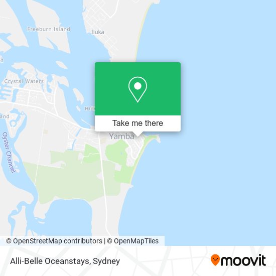 Alli-Belle Oceanstays map