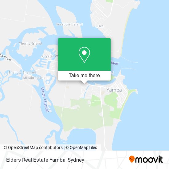 Mapa Elders Real Estate Yamba