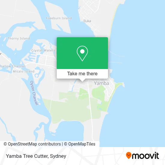 Mapa Yamba Tree Cutter