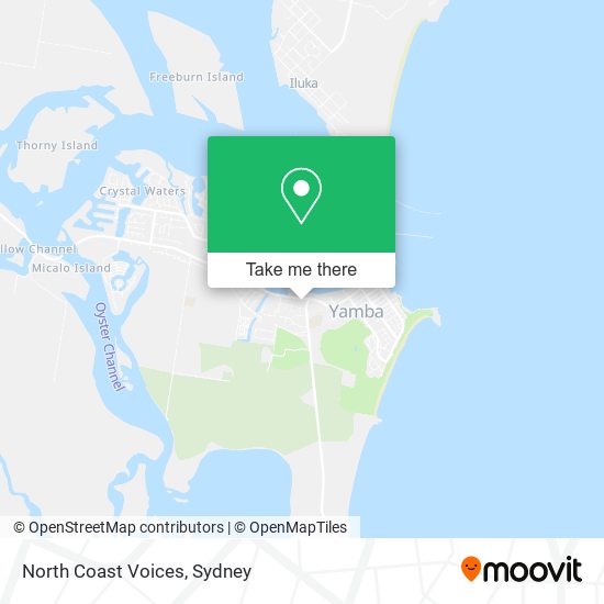 North Coast Voices map