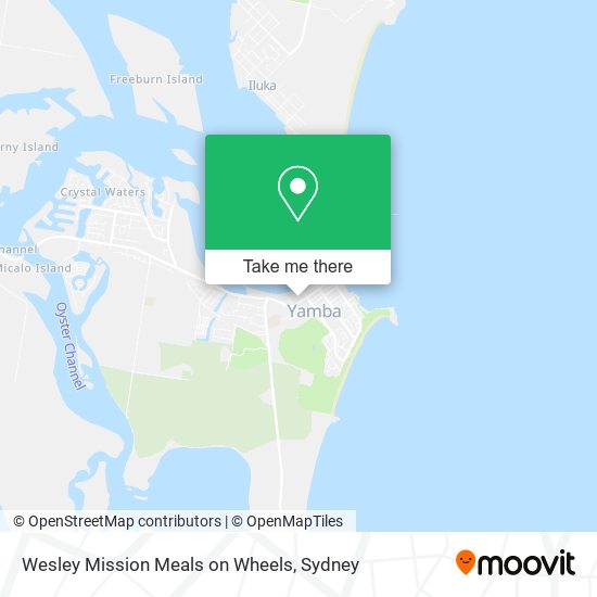 Wesley Mission Meals on Wheels map