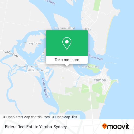 Elders Real Estate Yamba map
