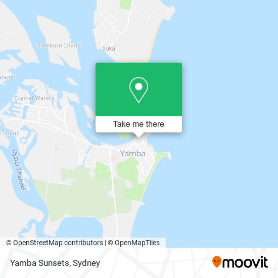 Yamba Sunsets map