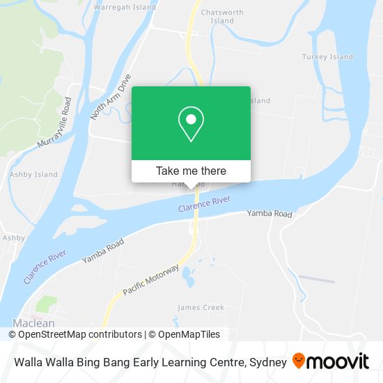Mapa Walla Walla Bing Bang Early Learning Centre