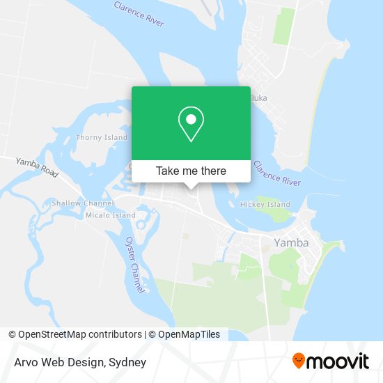 Arvo Web Design map