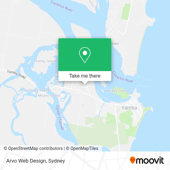 Mapa Arvo Web Design