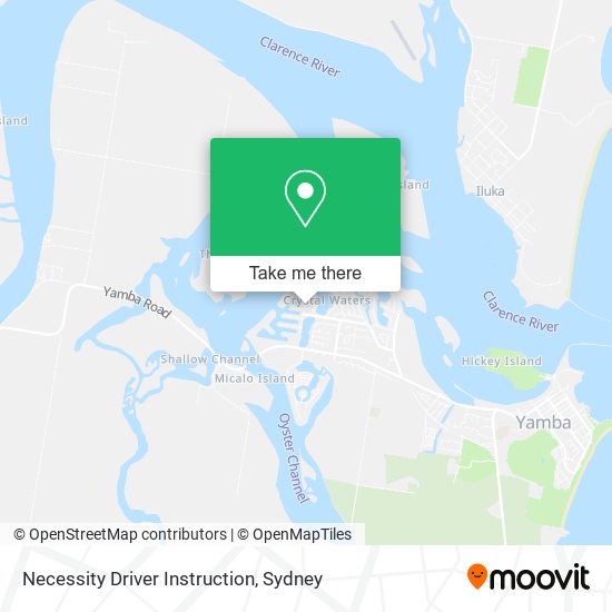 Necessity Driver Instruction map