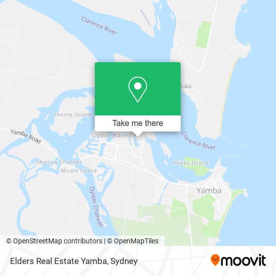 Elders Real Estate Yamba map