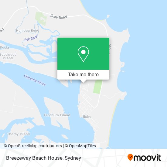 Breezeway Beach House map