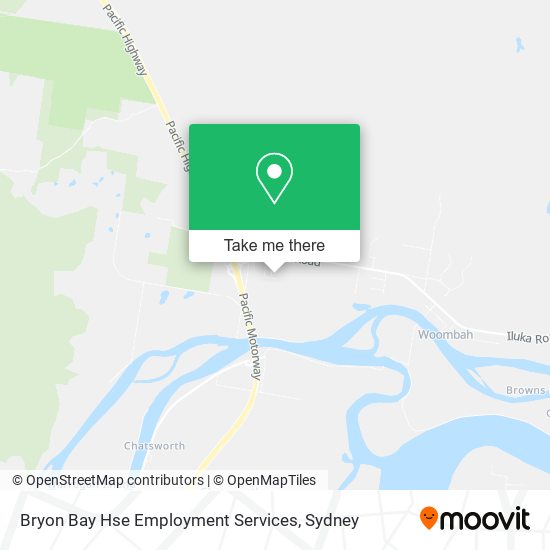 Bryon Bay Hse Employment Services map